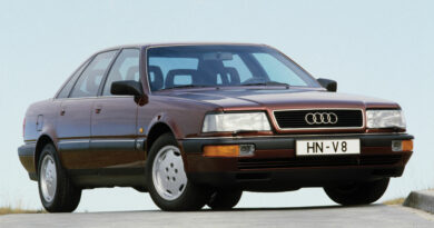 Audi V8 4C (1988-1994) - caja de fusibles y relés