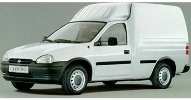 Opel Combo B (1993-2000) - caja de fusibles y relés