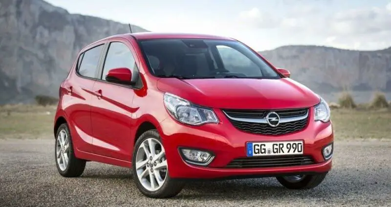 Opel KARL (2015-2016) - caja de fusibles y relés