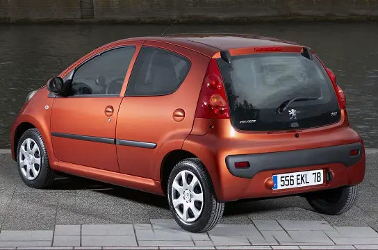 Peugeot 107 (2012-2014) - caja de fusibles y relés