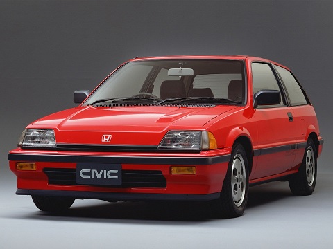 Honda Civic (1984-1987) - caja de fusibles y relés
