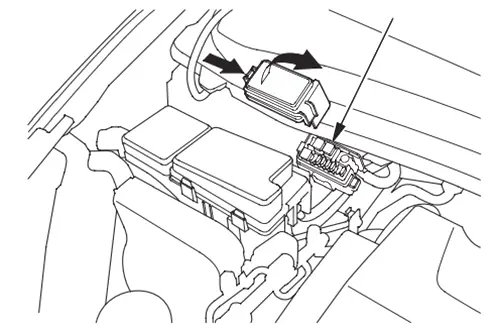 Honda Odyssey RL3  RL4 (2005-2010) - caja de fusibles y relés