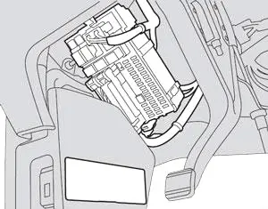 Honda Odyssey RL5 (2011-2017) - caja de fusibles y relés
