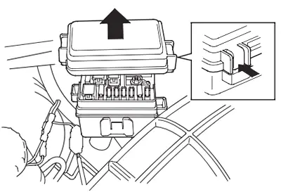 Honda Ridgeline (2006-2014) - caja de fusibles y relés