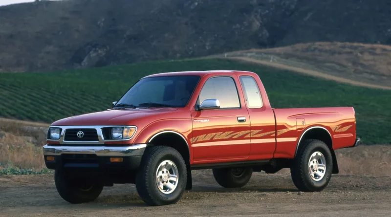 Toyota Tacoma (1995-1997) - caja de fusibles y relés