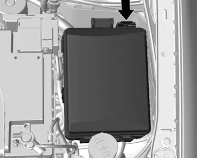 Chevrolet Cobalt (2011-2018) - caja de fusibles y relés