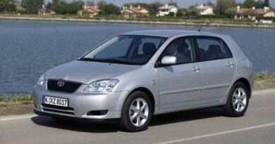 Toyota Corolla (2002-2004) - Caja de fusibles