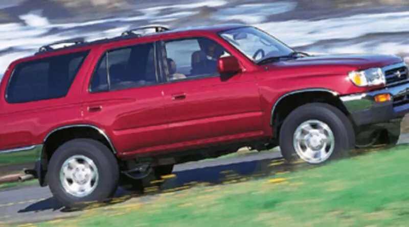 Toyota 4Runner (1996-1997) - caja de fusibles