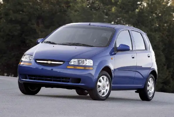 Chevrolet Aveo (2002-2006) - caja de fusibles